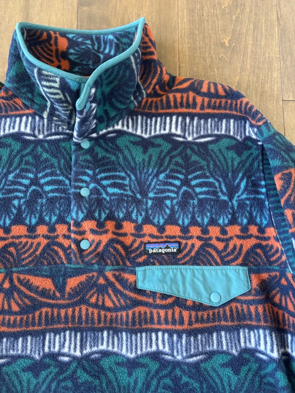 Patagonia Aztec Synchilla Fleece, Large